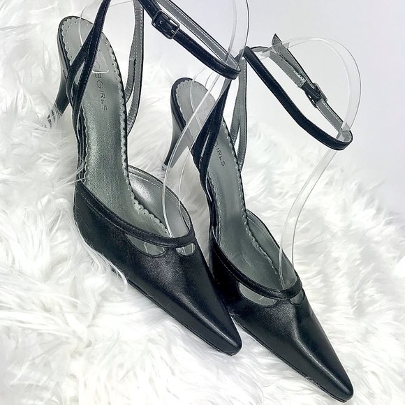 BCBGirls Strappy High Heel Pumps w/Buckles Size 7B - Picture 4 of 8